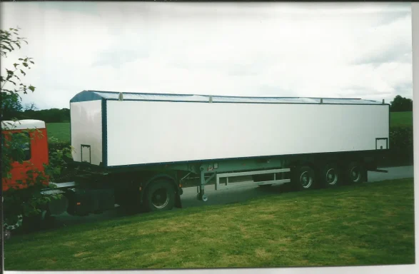 external of an insulated potato bulker